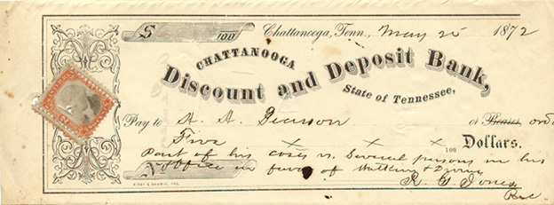 Discount & Deposit Bank 5-25-1872 2